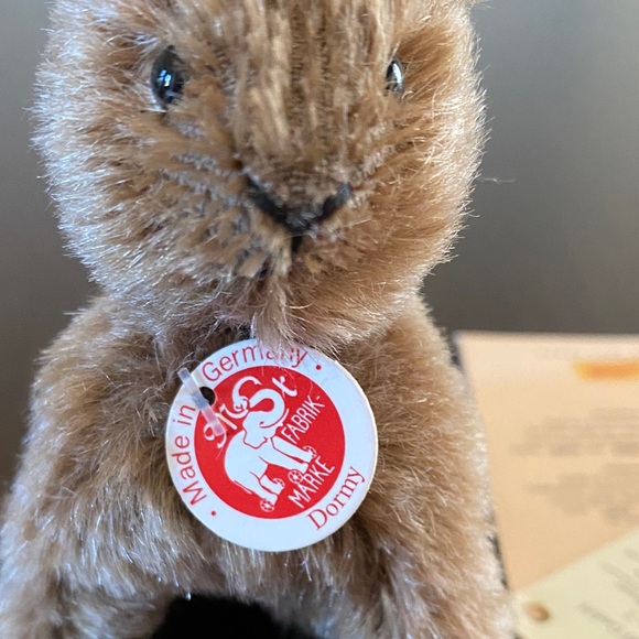 Brown Steiff Dormy Rabbit - Picture 3 of 7